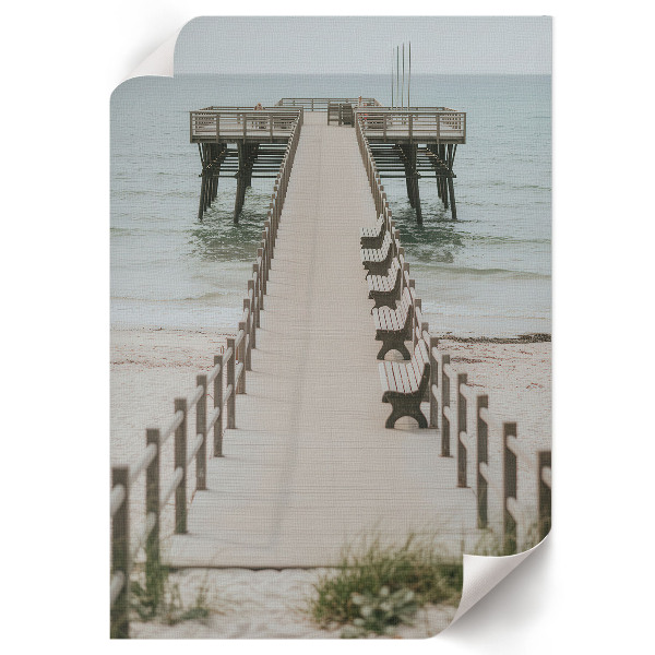 Poster auf leinwand Ein friedlicher Pier