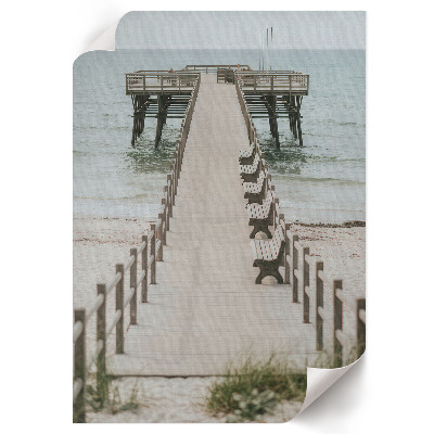 Poster auf leinwand Ein friedlicher Pier