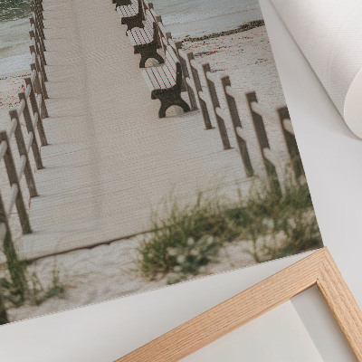 Poster auf leinwand Ein friedlicher Pier