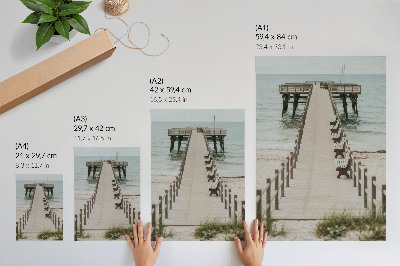 Poster auf leinwand Ein friedlicher Pier