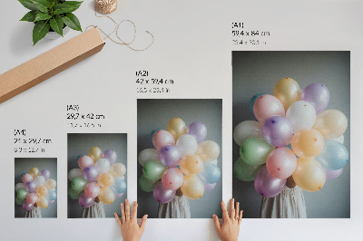 Poster leinwand Ballonstrauß