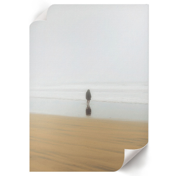 Poster kunstdruck Strandeinsamkeit