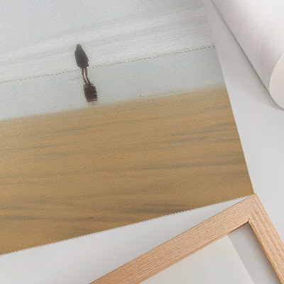 Poster kunstdruck Strandeinsamkeit