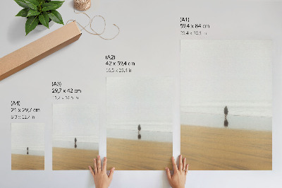 Poster kunstdruck Strandeinsamkeit