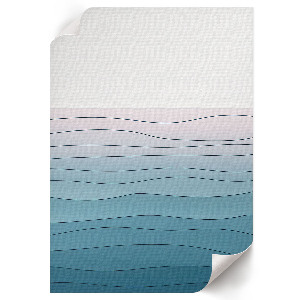Retro plagát Minimalistické vlny