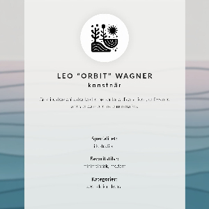 Retro plagát Minimalistické vlny