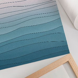 Retro plagát Minimalistické vlny