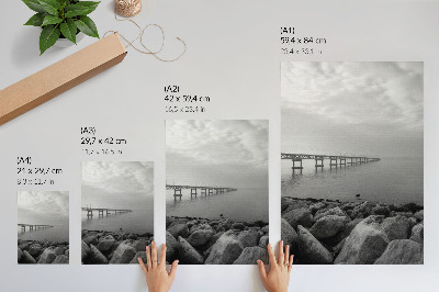 Bilder poster Die Brücke und das Meer