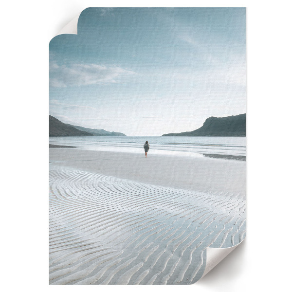 Kunstdruck leinwand Ruhiger Strand