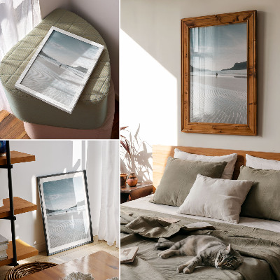 Kunstdruck leinwand Ruhiger Strand