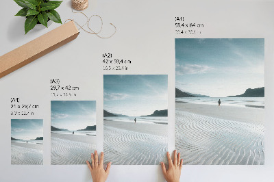 Kunstdruck leinwand Ruhiger Strand