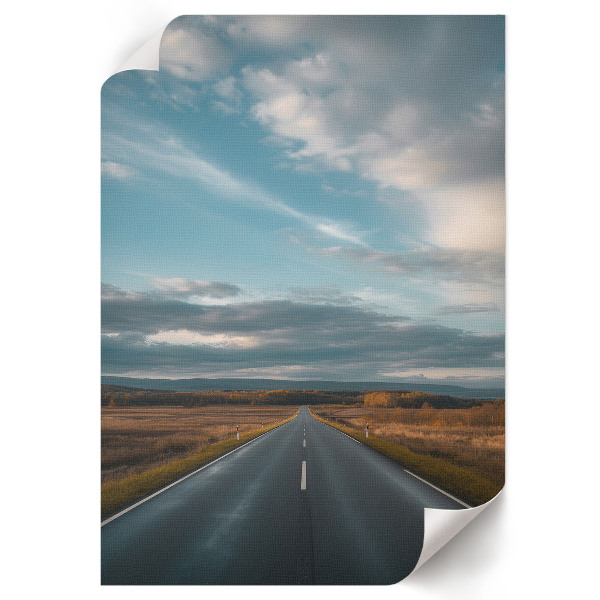 Kunstdruck leinwand Straßenlandschaft