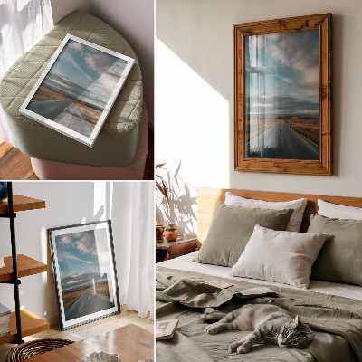 Kunstdruck leinwand Straßenlandschaft