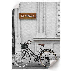 Poster na stenu Bicykel pri stene