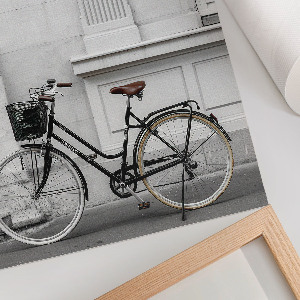 Poster na stenu Bicykel pri stene
