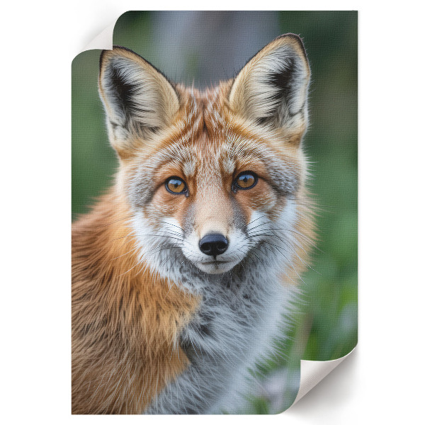 Poster kunstdruck Fuchsporträt
