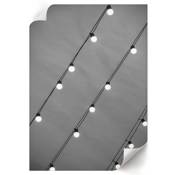 Wand poster Vintage-Beleuchtung