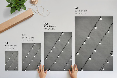 Wand poster Vintage-Beleuchtung