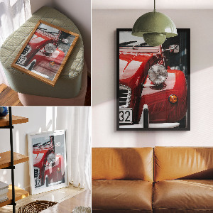 Kunstdruck poster Klassisches Fahrzeug