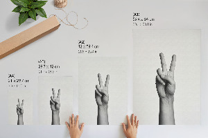 Poster na stenu Gesto mieru