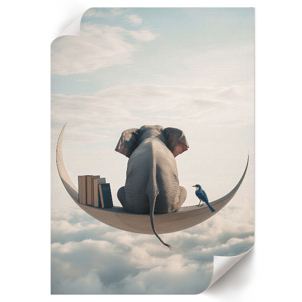 Kunstdruck poster Mondtraum