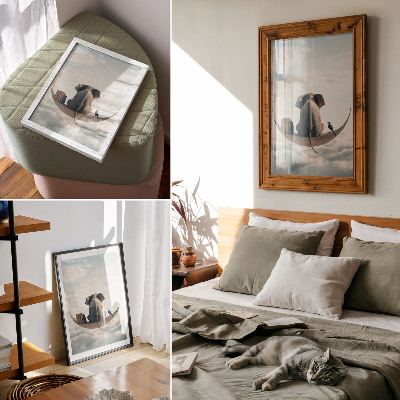 Kunstdruck poster Mondtraum