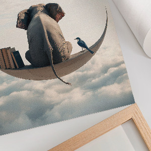 Kunstdruck poster Mondtraum