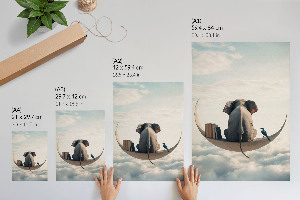 Kunstdruck poster Mondtraum