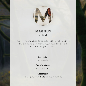 Retro plagát Zimná mágia