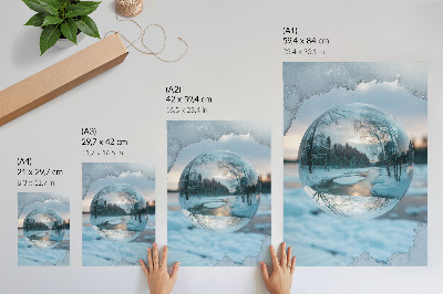 Kunstdruck leinwand Winterzauber