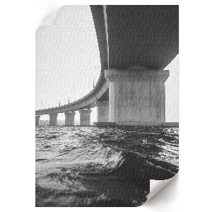 Poster auf leinwand Brücke über das Wasser