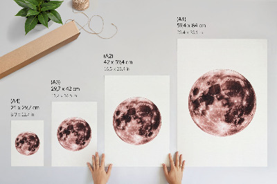Poster kunstdruck Mondraum