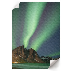 Kunstdruckposter mit Motiv Nordlicht