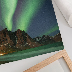 Kunstdruckposter mit Motiv Nordlicht