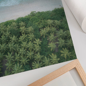 Bilder-Poster mit tropischem Strandmotiv