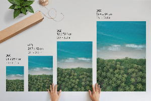Bilder-Poster mit tropischem Strandmotiv