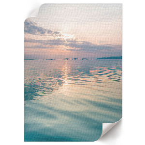 Poster-Kunstdruck mit Sonnenuntergangsmotiv