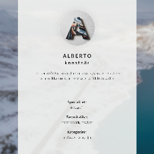 Poster auf Leinwand mit Winterlandschaft
