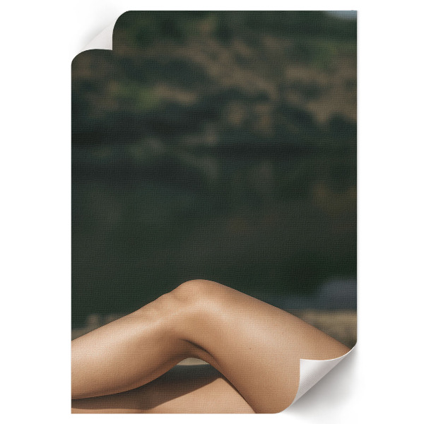 Poster mit Motiv Frauenbeine