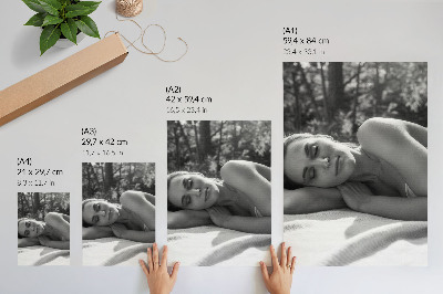 Wand poster Entspannendes Porträt