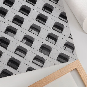 Poster-Kunstdruck mit Motiv 'Interessante Architektur'