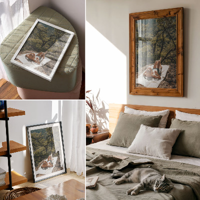 Kunstdruck poster Sommerliche Entspannung