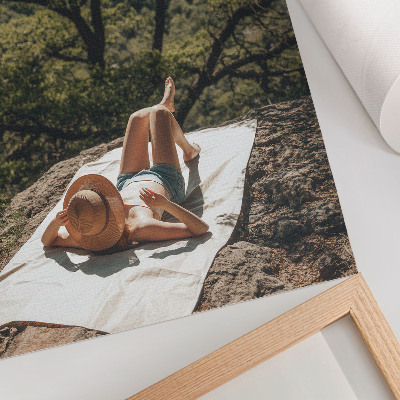 Kunstdruck poster Sommerliche Entspannung