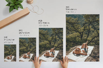 Kunstdruck poster Sommerliche Entspannung