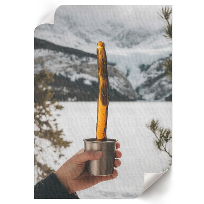 Poster auf leinwand Winterlandschaft