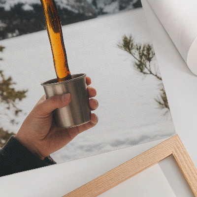 Poster auf leinwand Winterlandschaft