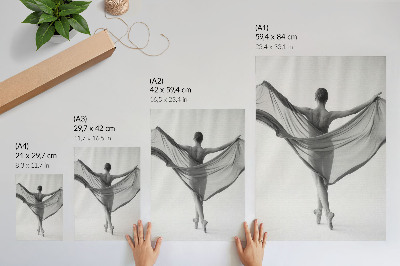 Poster kunstdruck Ballettschönheit