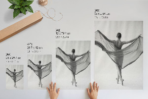 Poster Kunstdruck mit Motiv einer Balletttänzerin