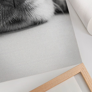 Kunstdruck-Poster mit Hundegesicht