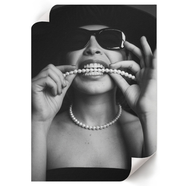 Retro plagát Očarujúca žena